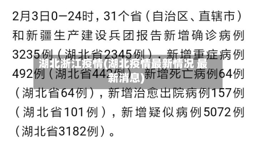 湖北浙江疫情(湖北疫情最新情况 最新消息)