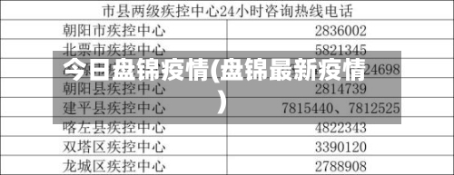 今日盘锦疫情(盘锦最新疫情)-第3张图片