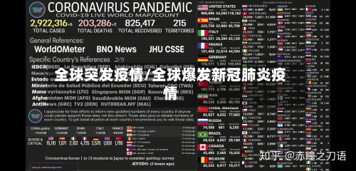 全球突发疫情/全球爆发新冠肺炎疫情