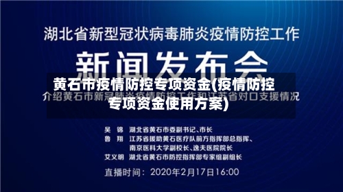 黄石市疫情防控专项资金(疫情防控专项资金使用方案)