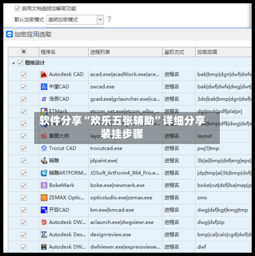 软件分享“欢乐五张辅助”详细分享装挂步骤-第3张图片