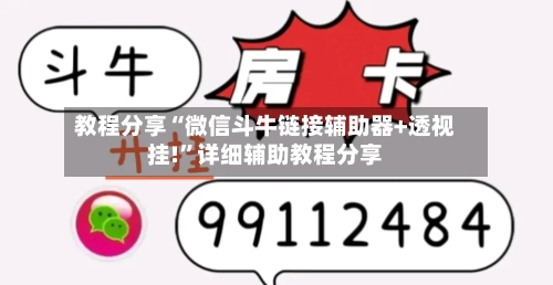 教程分享“微信斗牛链接辅助器+透视挂!”详细辅助教程分享