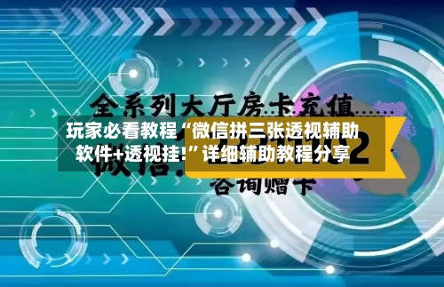玩家必看教程“微信拼三张透视辅助软件+透视挂!	”详细辅助教程分享-第2张图片