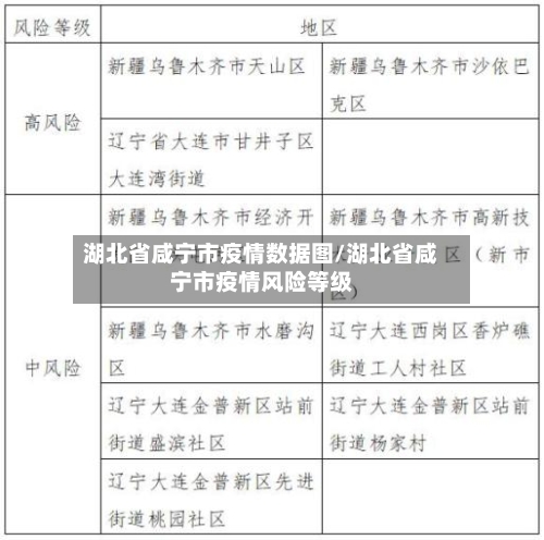 湖北省咸宁市疫情数据图/湖北省咸宁市疫情风险等级-第3张图片