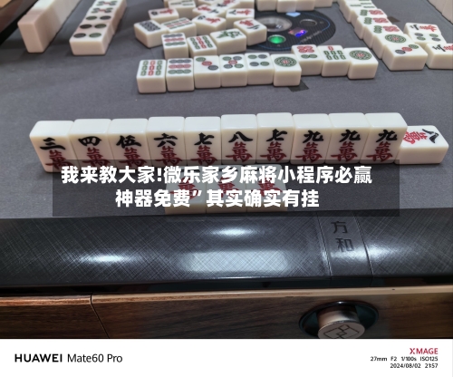 我来教大家!微乐家乡麻将小程序必赢神器免费”其实确实有挂-第2张图片