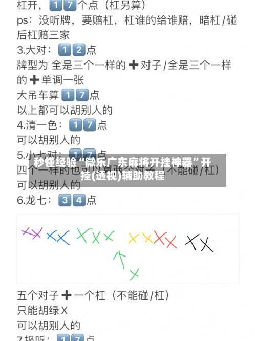 秒懂经验“微乐广东麻将开挂神器”开挂(透视)辅助教程