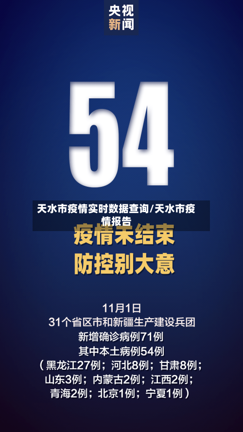天水市疫情实时数据查询/天水市疫情报告