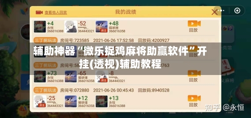 辅助神器“微乐捉鸡麻将助赢软件”开挂(透视)辅助教程-第2张图片