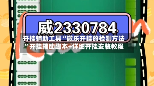 开挂辅助工具“微乐开挂的检测方法”开挂辅助脚本+详细开挂安装教程-第2张图片