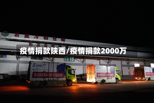 疫情捐款陕西/疫情捐款2000万