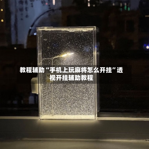 教程辅助“手机上玩麻将怎么开挂”透视开挂辅助教程-第3张图片