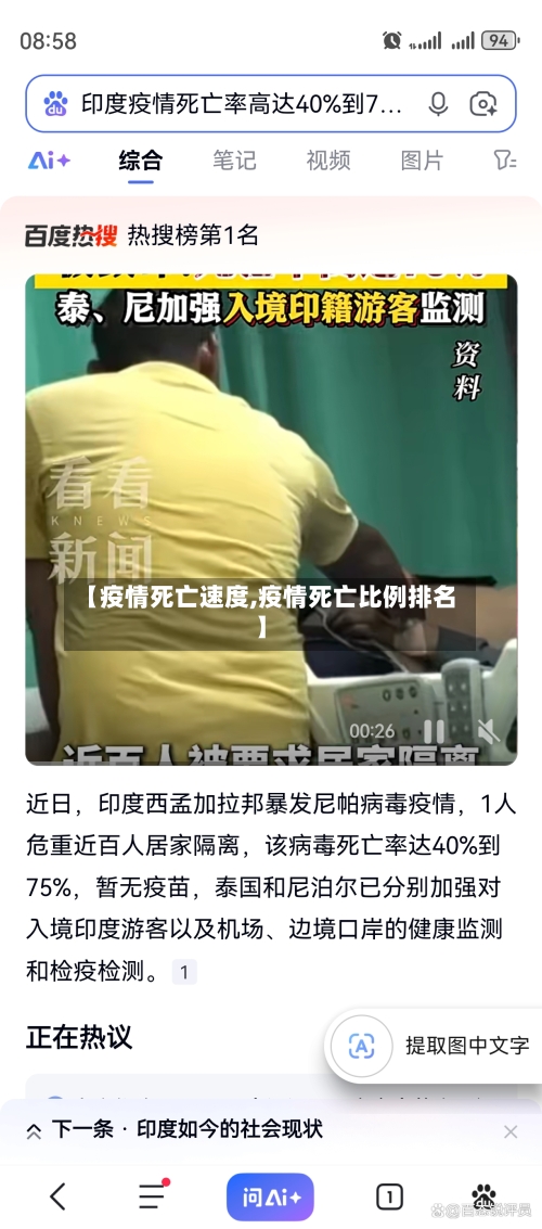 【疫情死亡速度,疫情死亡比例排名】