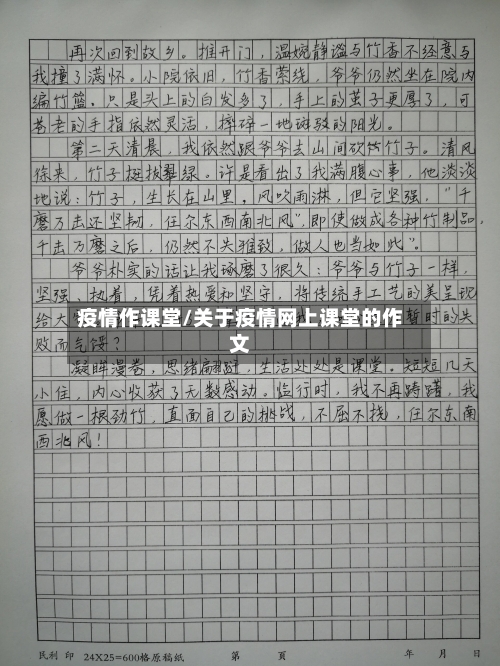 疫情作课堂/关于疫情网上课堂的作文-第2张图片