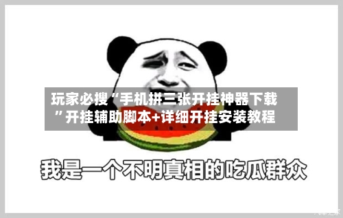 玩家必搜“手机拼三张开挂神器下载”开挂辅助脚本+详细开挂安装教程-第2张图片