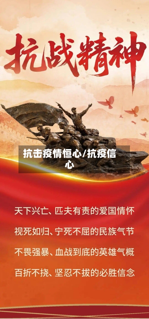 抗击疫情恒心/抗疫信心