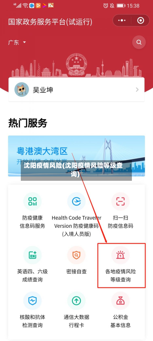 沈阳疫情风险(沈阳疫情风险等级查询)-第2张图片