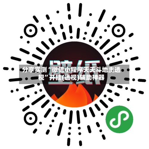 分享实测“微信小程序天天斗地主透视	”开挂(透视)辅助神器-第2张图片