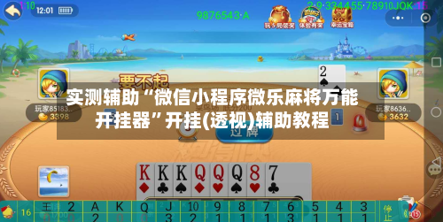 实测辅助“微信小程序微乐麻将万能开挂器”开挂(透视)辅助教程-第2张图片