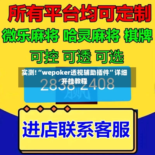 实测!“wepoker透视辅助插件”详细开挂教程-第2张图片