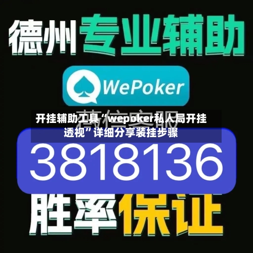 开挂辅助工具“wepoker私人局开挂透视”详细分享装挂步骤-第3张图片