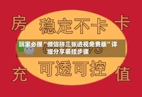 玩家必搜“微信拼三张透视免费版”详细分享装挂步骤-第3张图片