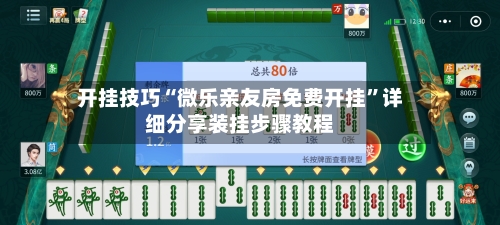 开挂技巧“微乐亲友房免费开挂”详细分享装挂步骤教程-第3张图片