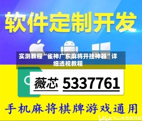 实测教程“雀神广东麻将开挂神器	”详细透视教程-第2张图片
