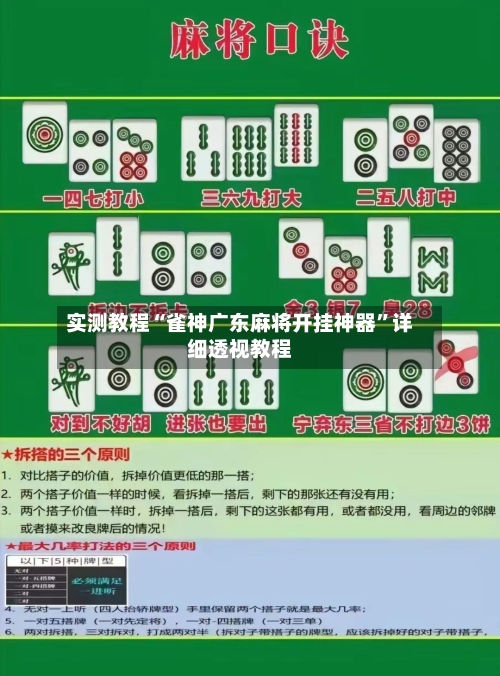 实测教程“雀神广东麻将开挂神器”详细透视教程-第3张图片