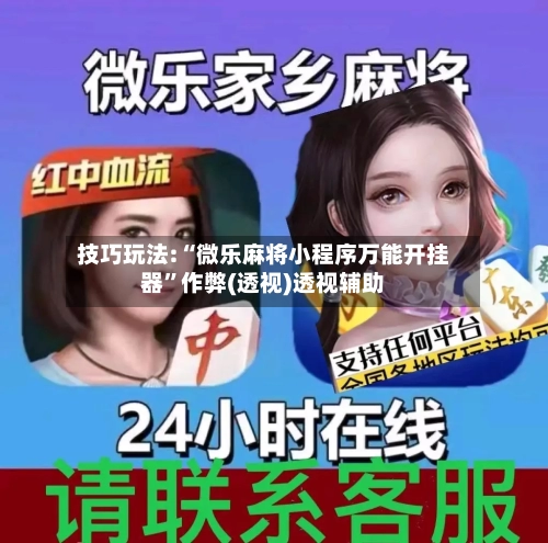 技巧玩法:“微乐麻将小程序万能开挂器”作弊(透视)透视辅助-第2张图片