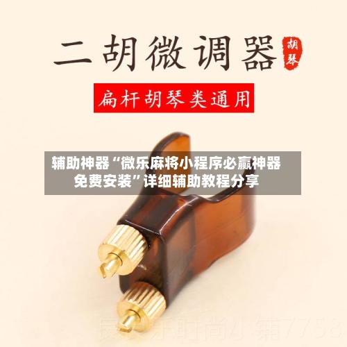 辅助神器“微乐麻将小程序必赢神器免费安装”详细辅助教程分享-第3张图片
