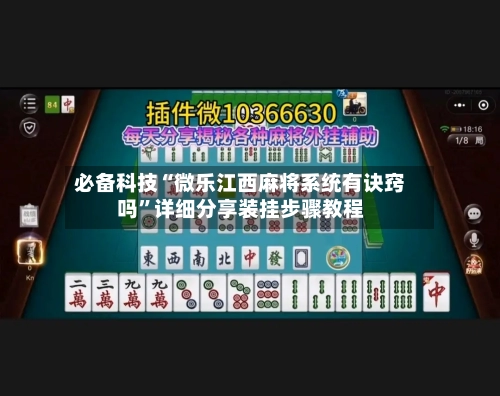必备科技“微乐江西麻将系统有诀窍吗”详细分享装挂步骤教程-第2张图片