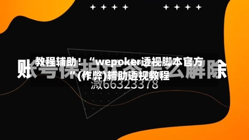 教程辅助！“wepoker透视脚本官方”(作弊)辅助透视教程-第3张图片