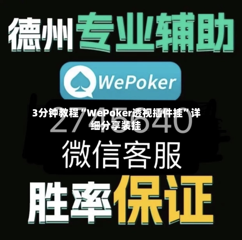 3分钟教程“WePoker透视插件挂”详细分享装挂-第2张图片
