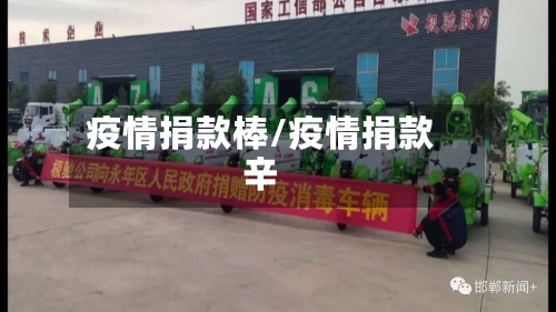 疫情捐款棒/疫情捐款辛