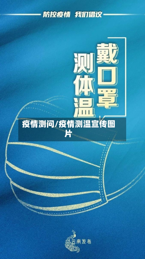疫情测问/疫情测温宣传图片